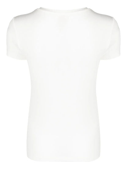Round-Neck Short-Sleeved Top