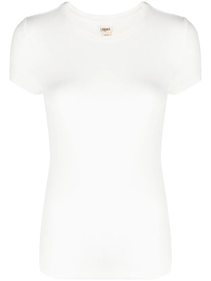Round-Neck Short-Sleeved Top
