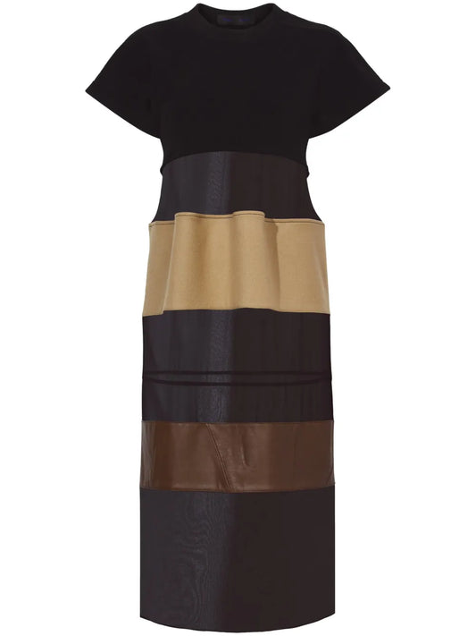 Multi-Media Midi Dress