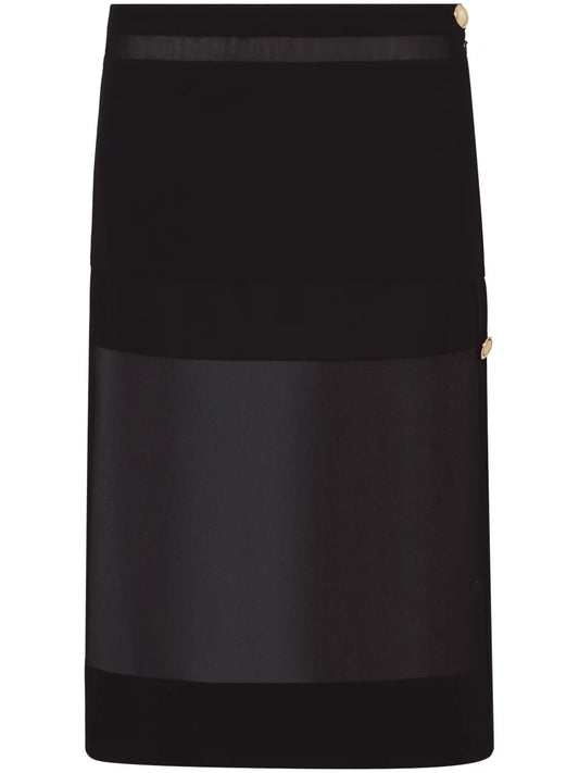 Semi-Sheer Chiffon Skirt