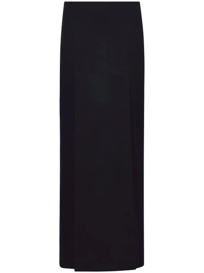 Felted Slit Maxi Skirt