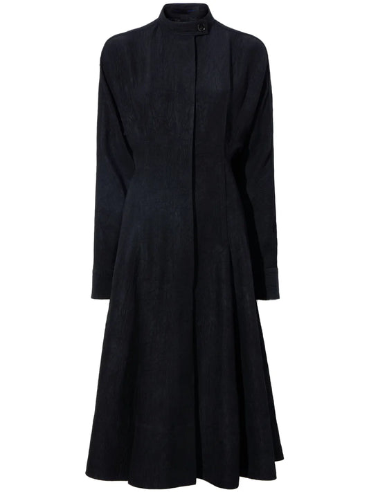 Flou Crinkled Shirtdress