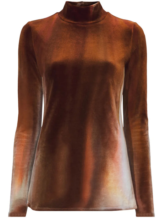 Ice Dyed Velvet Top
