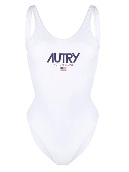 Logo-Print Swimsuit