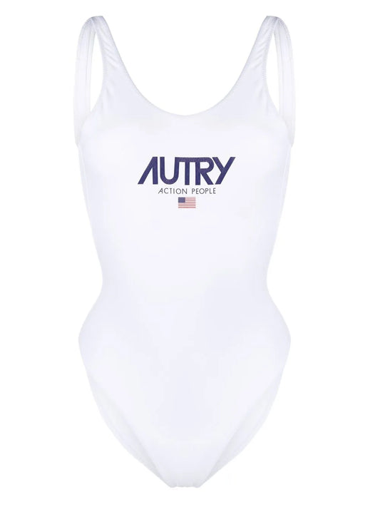 Logo-Print Swimsuit
