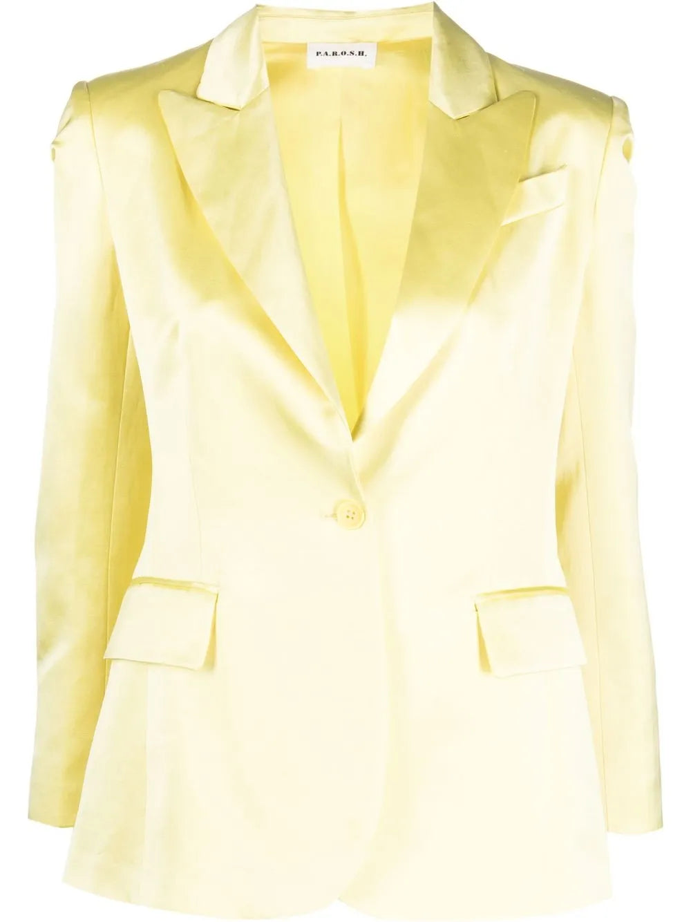 Satin-Finish Blazer