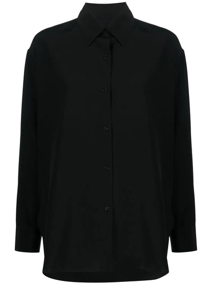 Silk Long-Sleeved Shirt