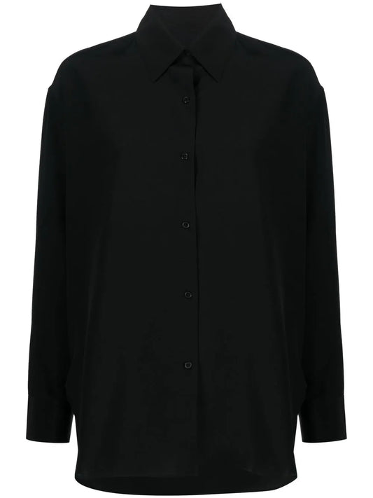 Silk Long-Sleeved Shirt