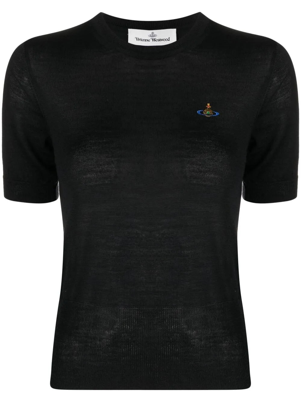 Orb-Logo Knitted Top