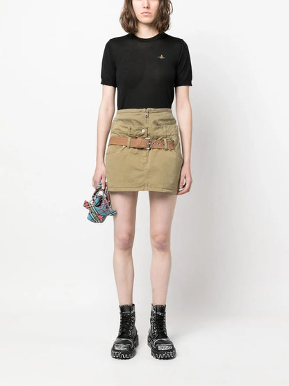 Orb-Logo Knitted Top