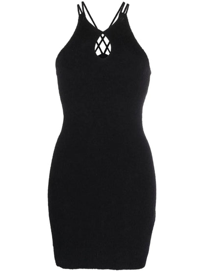 Halterneck Knitted Dress