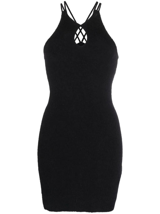 Halterneck Knitted Dress