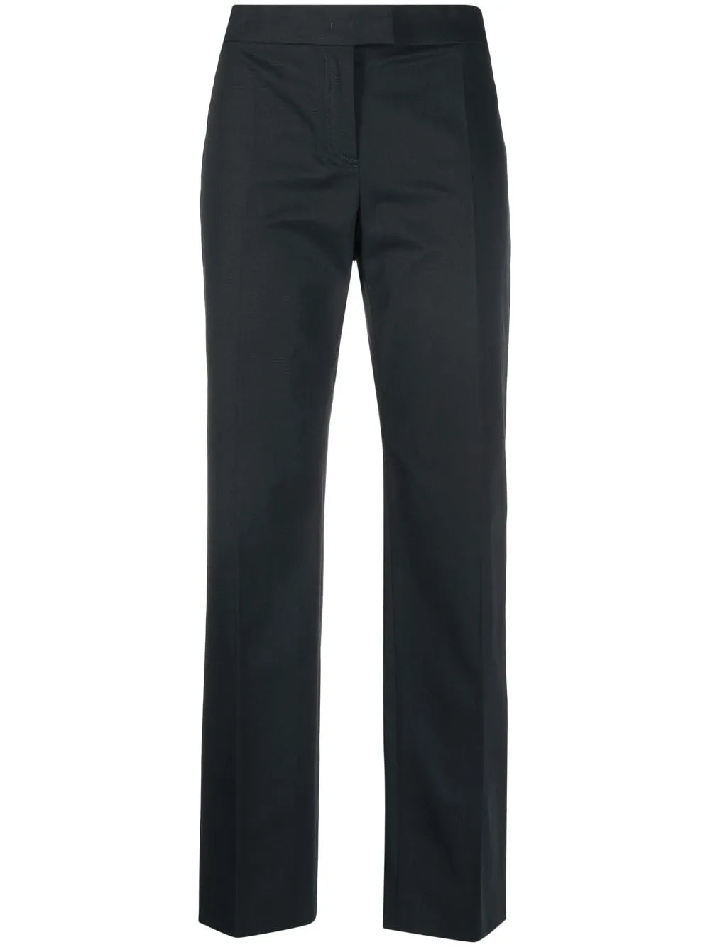 High-Waisted Straight-Leg Trousers