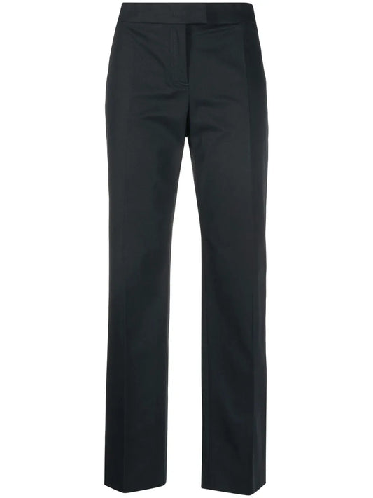 High-Waisted Straight-Leg Trousers