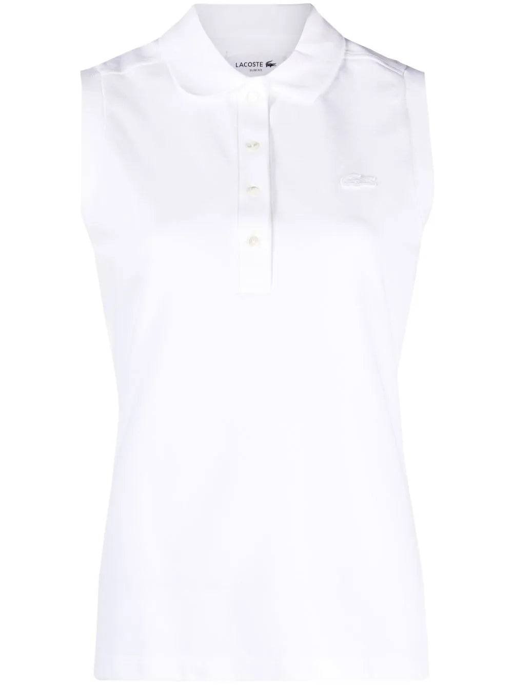 Sleeveless Cotton Polo Shirt