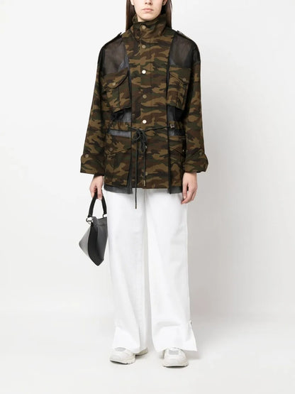 Deconstructed Camouflage Jacket