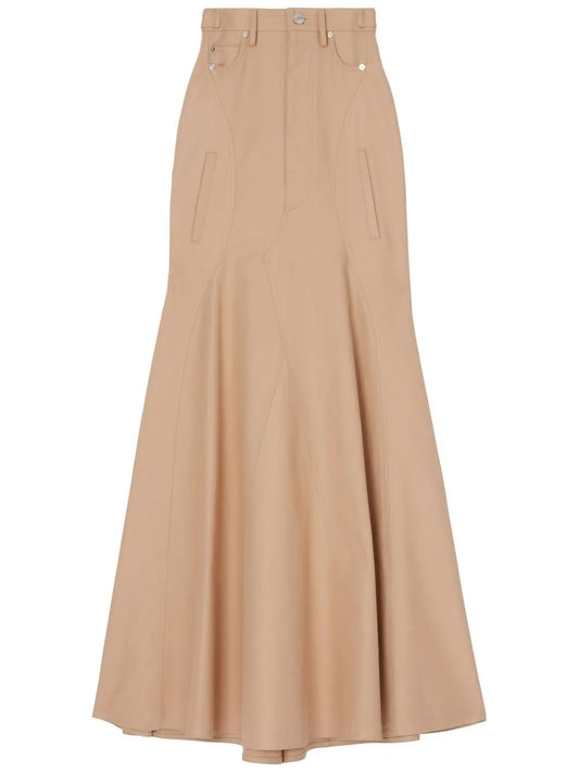 Gabardine Cotton Full Skirt