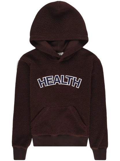 Slogan-Patch Fleece Hoodie