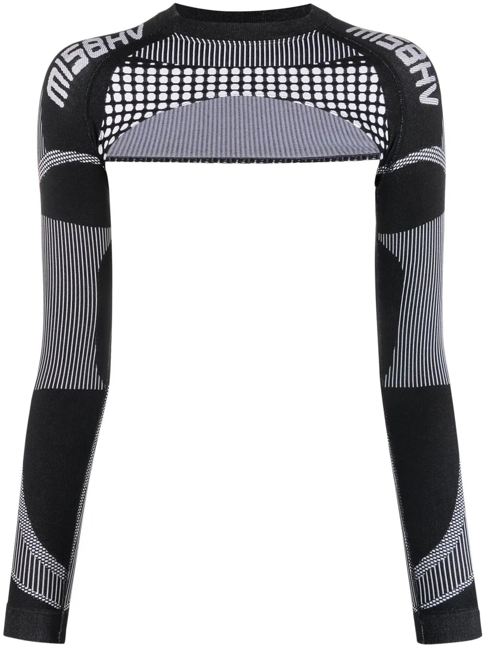 Logo-Print Cropped Top