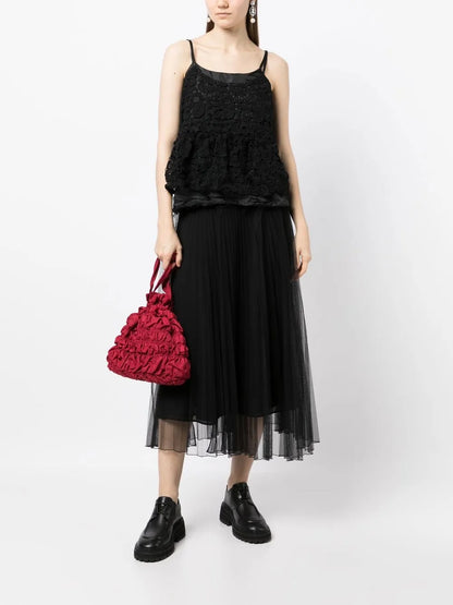 Lace-Detail Layered Top