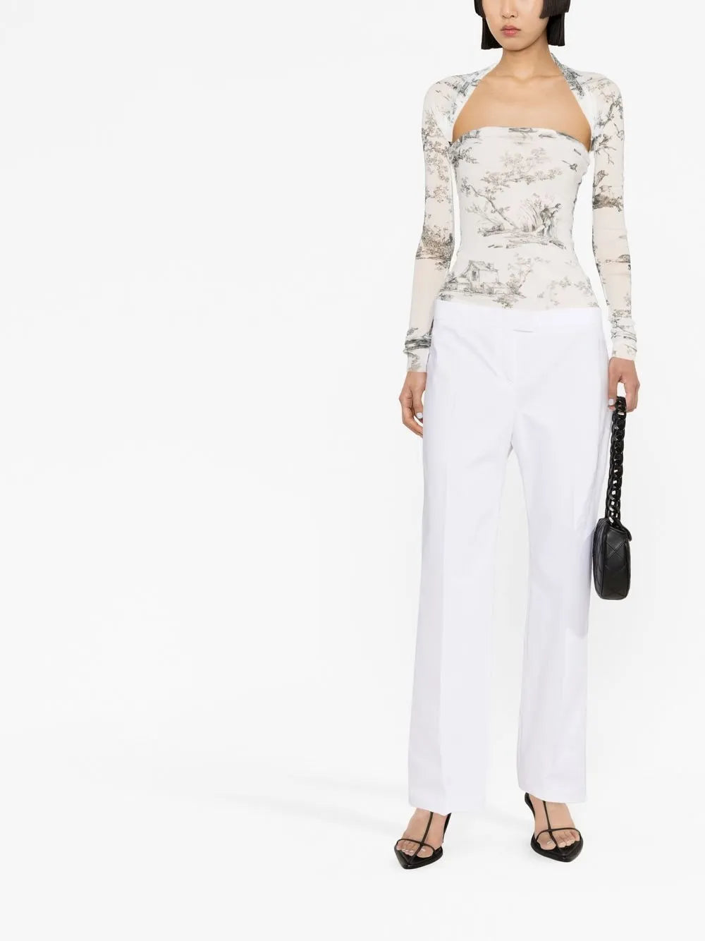 Straight-Leg Trousers
