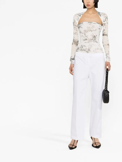 Straight-Leg Trousers