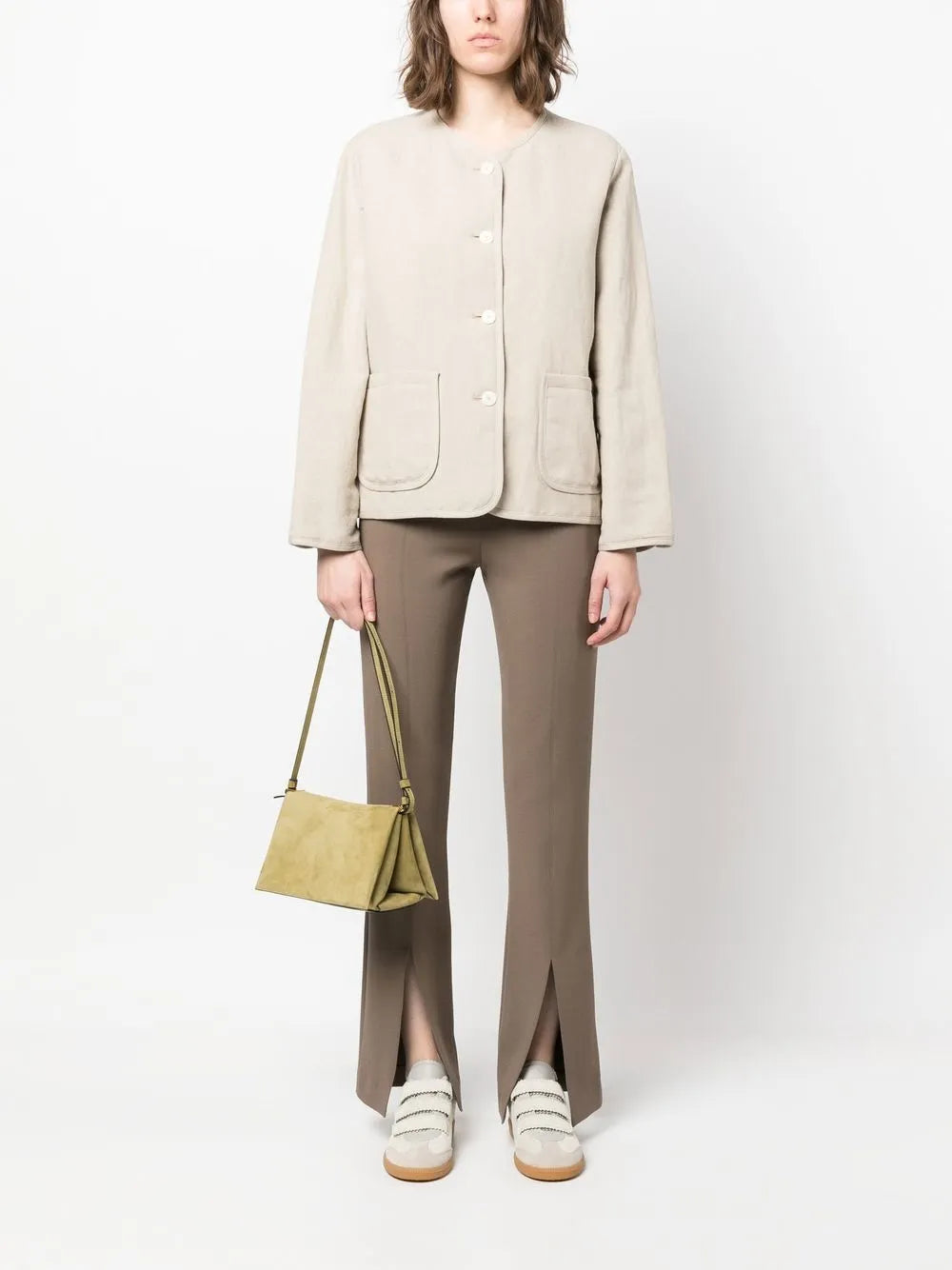 Single-Breasted Lightweight Jacket