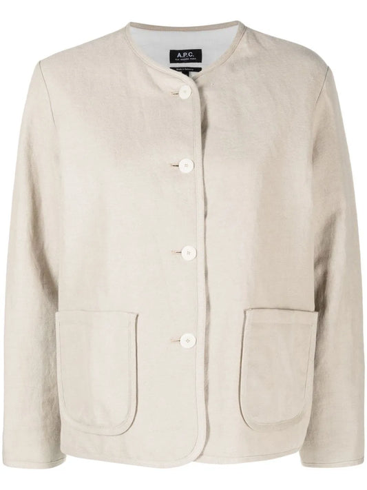 Single-Breasted Lightweight Jacket