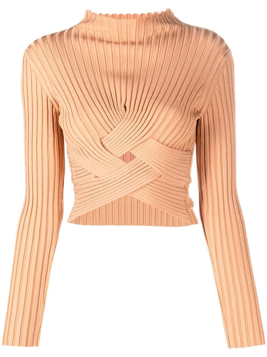 Cut-Out Knitted Jumper
