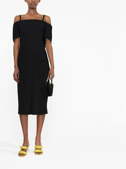Off-Shoulder Midi Dress