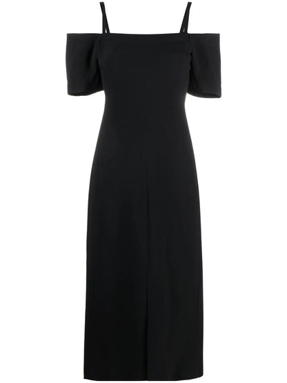 Off-Shoulder Midi Dress