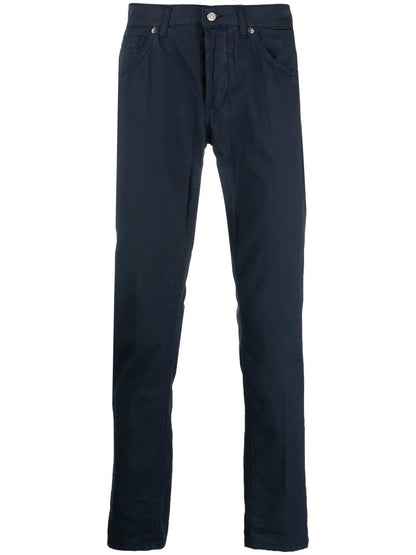 Mid-Rise Straight-Leg Jeans