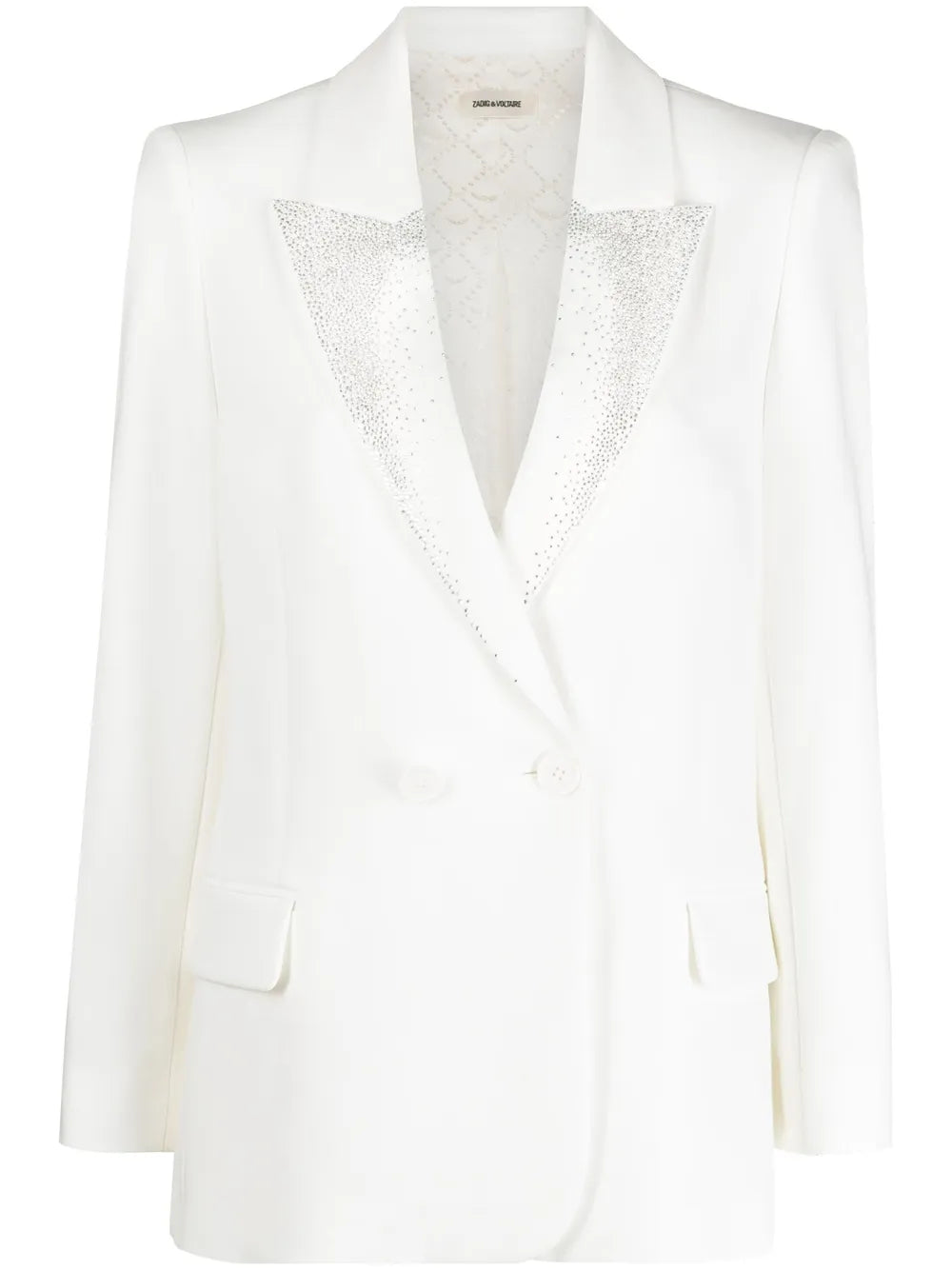 Visit Rhinestone-Embellished Blazer