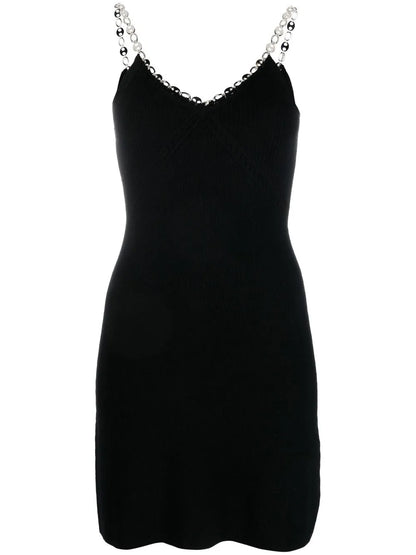 Chain-Straps Mini Dress