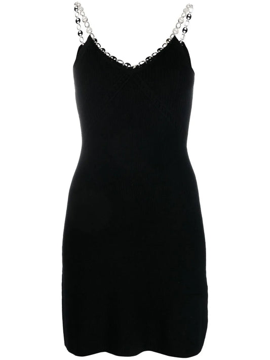 Chain-Straps Mini Dress