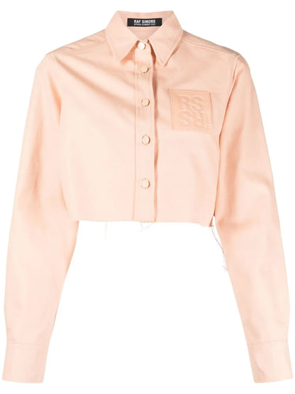 Logo-Patch Cropped Jacket