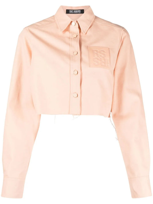 Logo-Patch Cropped Jacket