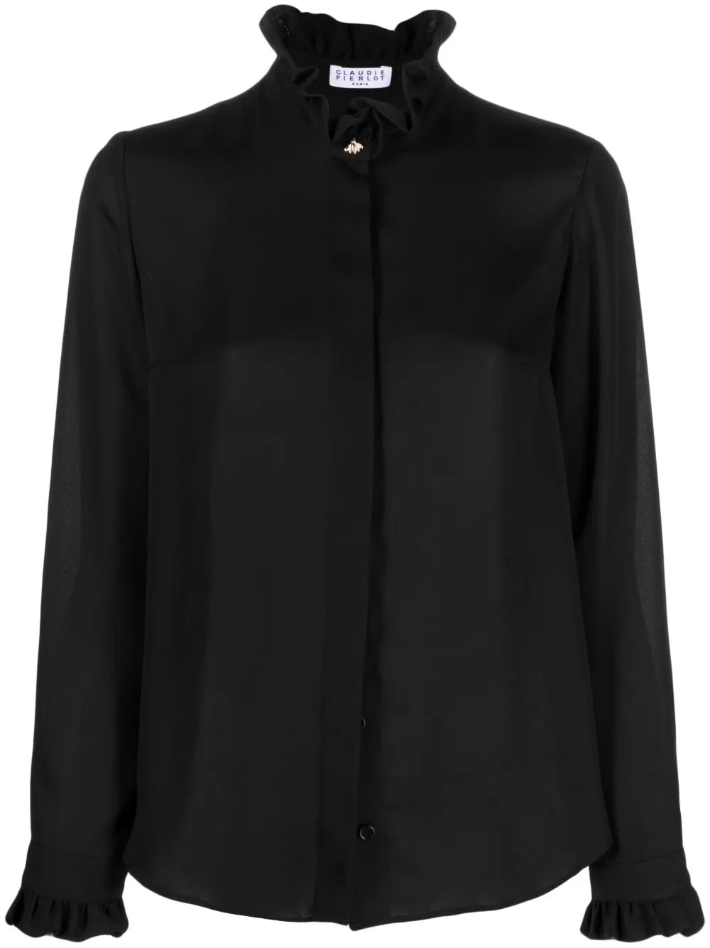 Collared Ruffled Shirt