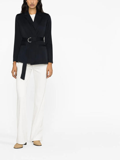 Belted-Waist Blazer