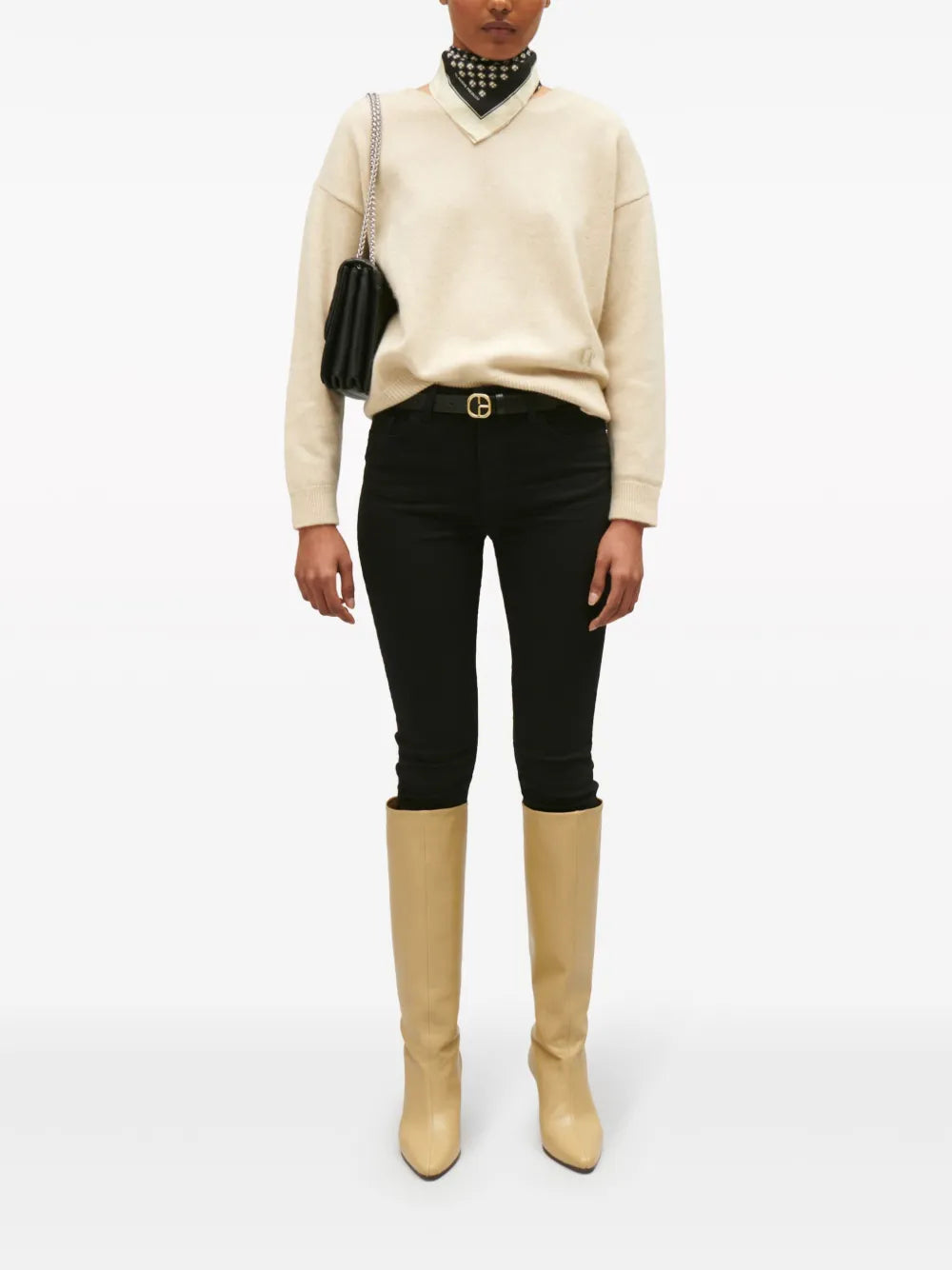 Logo-Embroidered Cashmere Sweater