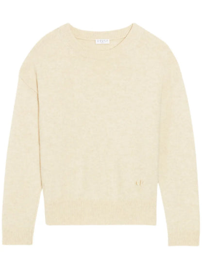 Logo-Embroidered Cashmere Sweater