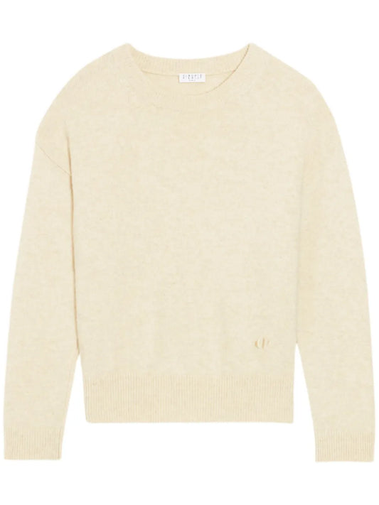Logo-Embroidered Cashmere Sweater