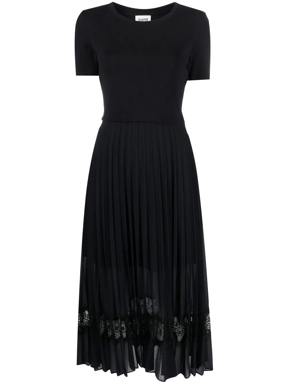 Bi-Material Dress
