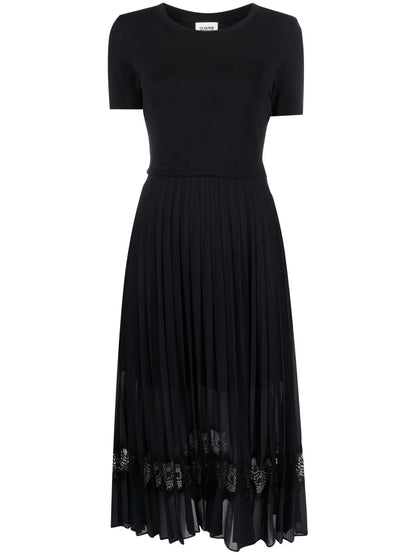 Bi-Material Dress