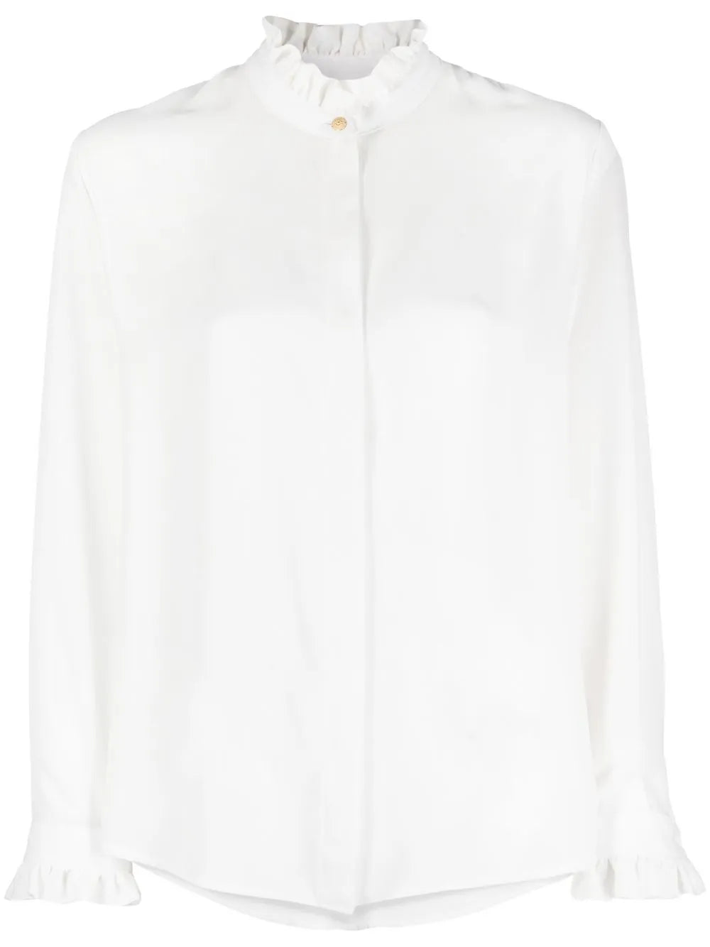 Wavy-Collar Shirt