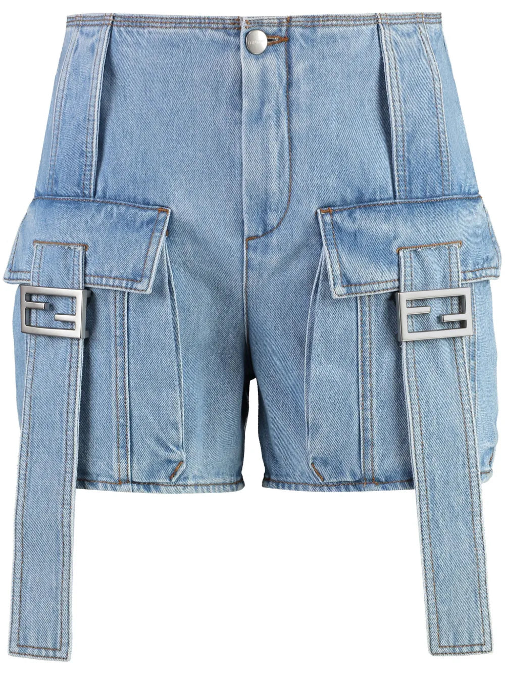 Baguette Denim Cargo Shorts