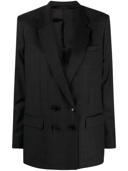 Manelle Virgin Wool Double-Breasted Blazer
