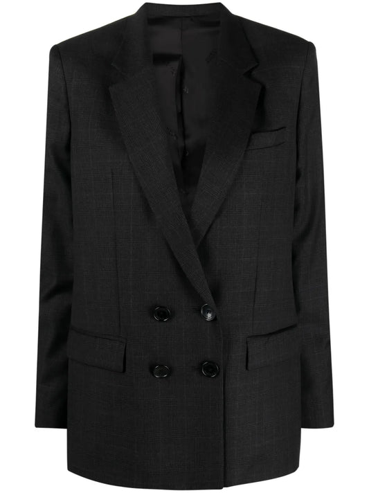 Manelle Virgin Wool Double-Breasted Blazer