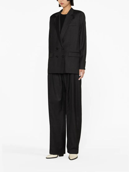 Manelle Virgin Wool Double-Breasted Blazer