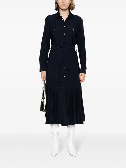 Belted Midi Shirtdress